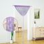 4 Stück Tür-Fadenvorhänge, Wohnzimmer-Trennwand, Schlafzimmer, Tür, hängende Hippie-Pailletten-Dekoration, Fransenvorhang, Schrank, Fenster, Wandpaneele, Küchenparty, Boho (lila, 99x200 cm)