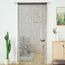 4 Stück Tür-Fadenvorhänge, Wohnzimmer-Trennwand, Schlafzimmer, Tür, hängende Hippie-Pailletten-Dekoration, Fransenvorhang, Schrank, Fenster, Wandpaneele, Küche, Boho (braun, 99.9x2 cm)