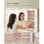 VASAGLE Kailyn Kollektion - Schminktisch mit LED-Beleuchtung, Frisiertisch mit Spiegel, Steckdosenleiste, 40 x 125 x 140 cm, Kosmetiktisch mit Schubladen, wolkenweiß RDT127W01