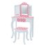 Teamson Kids Kinder Schminktisch mit Spiegel und Hocker Frisiertisch TD-11670F