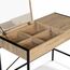 IDMarket - Schminktisch LUIS Klappspiegel mit Hocker Industriedesign