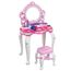 Chicos - Top Star Einhorn Schminktisch für Kinder | Frisiertisch mit Hocker & Spiegel | 12-teiliges Beauty-Set mit Föhn & Zubehör für Mädchen ab 3 Jahren (87398)