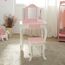 Teamson Kids Childrens Rosa Holz-Schminktisch und Hocker Spiegel TD-11670K