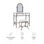 Linon Clarisse Kosmetikset aus Metall