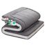 Syalife Japanische Bodenmatratze, Futon-Matratze, Shiki Futon (Shikibuton), faltbar und tragbar (Grau, 39 x 80)