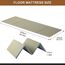 Batel Huh Japanische Tatami Matte, Natürliches Igusa Binsengras, Faltbare Igusa-Matratze, Japanische Futon Boden schlafen Area Teppich Meditation Yoga Zen(Size:100x200x3.5cm)
