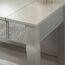 Linon Silver Vanity Set Harper Silber Schminkset, Polyurethan, 32" W x 18" D x 46.75" H