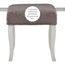 Linon Silver Vanity Set Harper Silber Schminkset, Polyurethan, 32" W x 18" D x 46.75" H
