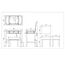 Linon Silver Vanity Set Harper Silber Schminkset, Polyurethan, 32" W x 18" D x 46.75" H