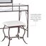 Linon Clarisse Kosmetikset aus Metall