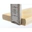 BOSSASHOP.de Set: Federholzleisten (8x50mm) + Befestigungs Kappen zur Selbstmontage für Futon, Bett oder Caravan | Stärke/Höhe 8mm x Breite 50mm (20 Kappen + 10 Leisten (Länge 837mm))