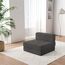 ZeeFu Ausziehbares Schlafsofa, Couch, Memory-Schaum mit Kissen, Futonschläfer, Gästebett und ausklappbarer Couch, waschbarer Bezug, Doppelbettgröße, Grau/Braun