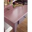 Roundhill Furniture Sanlo Schminktisch und Hocker aus Holz, Rosegold