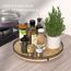 Lazy Susan Drehteller aus Eichenholz, 40,6 cm, für Schrank, Bauernhaus, rund, groß, Lazy Susan, Organisation und Aufbewahrung für Esstisch, Speisekammer, Küche, Bad, Arbeitsplatte, Schrank