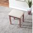 Roundhill Furniture Sanlo Schminktisch und Hocker aus Holz, Rosegold