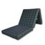 FORTISLINE Klappmatratze 195x80x9 cm, 3-teilige Faltmatratze, Gästematratze, Reisematratze und Campingmatratze, Schaumstoffmatratze mit abnehmbarem Bezug, Oeko-TEX, hergestellt in der EU