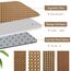 V&U Kühlende Rattan Japanische Futonmatratze,Traditionelle Rollbare Faltbare Tatami-Matte,Dicke Sommer Tatami Bodenmatte Für Yoga Zen Raum-C 60x200cm(24x79inch)