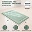 Japanische Bodenmatratze, Futon-Matratze, 7,6 cm, faltbare Tatami-Isomatte für Erwachsene und Kinder, 100 % hochdichter Schaumstoff, bequeme Bodenmatratze, Doppelbettgröße, 99,1 x 203,2 cm, ideal für