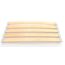 BOSSASHOP.de Set: Federholzleisten (8x50mm) + Befestigungs Kappen zur Selbstmontage für Futon, Bett oder Caravan | Stärke/Höhe 8mm x Breite 50mm (10 Kappen + 5 Leisten (Länge 905mm))