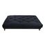 Trupedic x Mozaic Futon-Matratze in voller Größe, 25,4 cm, Standard-Futon-Matratze (Gestell nicht im Lieferumfang enthalten), strukturiertes Marineblau, ideal für Kinderzimmer oder Gästebereiche,