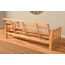 Kodiak Furniture Futons Lodge Futon Naturfinish Marmont Thunder
