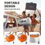GAIALOOP Memory-Futon-Matratze, Auto, Campingbett, Glamping-Matratze, japanische Boden-Schlafmatte, Campingbett, Matratzenauflage, Reisegäste, Erwachsene, Seitenschläfer, Honigorange [Kinderbett: 183
