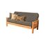 Kodiak Furniture Futons Lodge Futon Naturfinish Marmont Thunder
