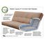 Kodiak Furniture Futons Lodge Futon Naturfinish Marmont Thunder