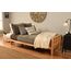 Kodiak Furniture Futons Lodge Futon Naturfinish Marmont Thunder