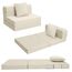 MeMoreCool Klappmatratze Einzelbett, hochdichter Schaumstoff, ausklappbares Sofa, Stuhl, Z-Bett, faltbare Boden-Futon-Matratze, Bodenliege, Gäste-Sofa, Bett, Klappcouch zum Schlafen, Reisen, 13 cm