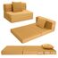 MeMoreCool Klappmatratze für Einzelbett, hochdichter Schaumstoff, ausklappbar, Sofa, Stuhl, Z-Bett, faltbare Boden-Futon-Matratze, Bodenliege, Gäste-Sofa, Bett, Klappcouch zum Schlafen, Reisen, 13 cm