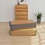 LINSGV Japanische Tatami-Matte, faltbare Futon, braunes Rushgras, Bodenmatte, ideal für Meditation, Yoga, Zen-Raum, japanischer Tränenraum (120 x 200 cm)