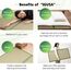 EMOOR Japanische Tatami Matte 100 x 200cm Natürliches Igusa Binsengras (Ungefärbt), Faltbare Igusa-Matratze Japanische Futon Boden Schlafen Area Teppich Meditation Yoga Zen