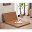 LINSGV Japanische Tatami-Matte, faltbare Futon, braunes Rushgras, ideal für Meditation, Yoga, Zen-Raum, japanischer Tränenraum (150 x 200 cm)