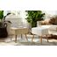Zedelmaier Sitzhocker Hocker schminktisch Fußhocker Schminkhocker Polsterhocker gepolstert Vanity Stool Ottoman mit stabilen Holzbeinen für Wohnzimmer SchlafzimmerFlur Khaki Kunstfell 42x31x44cm