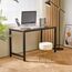 IBUYKE LG-31W Runder Fußstützen-Hocker, Make-up-Hocker, Beistelltisch, PU-Schminktisch, Sitzpuff, Couchhocker, goldene Stahlbeine, Weiß
