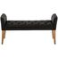 CLP Chaiselongue Cleopatra I Stoff-Bezug I Polsterbank, Farbe:dunkelgrau, Gestell Farbe:antik-hell