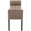 CLP Chaiselongue Cleopatra I Stoff-Bezug I Polsterbank, Farbe:Taupe, Gestell Farbe:antik-dunkel