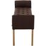 CLP Chaiselongue Cleopatra I Stoff-Bezug I Polsterbank, Farbe:braun, Gestell Farbe:antik-hell