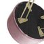 Zedelmaier Runder Sitzhocker Schminktisch Hocker Ottoman Gepolsterter Hocker Metallstütze (Pink ohne Stauraum)