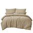 RUIKASI Bettwäsche 200x200 Khaki 3teilig - Polyester Mikrofaser Bettwäsche-Sets Oeko-TEX, Bettbezüge 200 x 200cm + 2 Kissenbezüge 80x80cm mit Reißverschluss, Weich und Bügelfrei