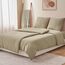 RUIKASI Bettwäsche 135x200 Khaki 4teilig - Polyester Mikrofaser Bettwäsche-Sets Oeko-TEX, 2 Bettbezüge 135x200cm + 2 Kissenbezüge 80x80cm mit Reißverschluss, Weich und Bügelfrei