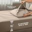 Utopia Bedding Bettwäsche-Set für King-Size-Bett, 4-teilig, gebürstete Mikrofaser, schrumpft und lichtbeständig, pflegeleicht (King-Size-Bett, Beige)