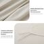 RUIKASI Bettwäsche 140x200 2teilig Beige - Polyester Mikrofaser Bettwäsche-Sets Oeko-TEX, Bettbezüge 140 x 200cm + Kissenbezüge 80x80cm mit Reißverschluss, Weich und Bügelfrei