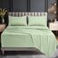Utopia Bedding Bettwäsche-Set mit tiefen Taschen für King-Size-Bett, passend für Matratzen bis zu 53,3 cm, 4-teiliges Bettlaken, weich, kühlend, farbecht und schrumpffrei, Salbeigrün