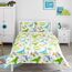 Bloomsbury Mill - Bettwäsche 200 x 200 cm Dinosaurier für Kinder – Doppelbett Bettwäscheset für Jungen und Mädchen – Jurassic Dino Wendebettwäsche und 2 Kissenbezug Set