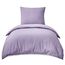 RUIKASI Bettwäsche 155x220 Lavendel 2teilig - Hell Violett Mikrofaser Bettwäsche-Sets Oeko-TEX, Bettbezüge 155 x 220cm + Kissenbezüge 80x80cm mit Reißverschluss, Weich und Bügelfrei
