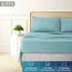 Utopia Bedding Queen-Size-Bettlaken-Set, gebürstete Mikrofaser, weiche Bettwäsche für Queen-Size-Bett, enthält 1 Spannbetttuch, 1 Flachbett und 2 Kissenbezüge, Tiefe Tasche (Spa Blue)