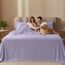 Utopia Bedding Bettwäsche-Set für Doppelbett, 3-teilig, gebürstete Mikrofaser, schrumpft und lichtbeständig, pflegeleicht (Doppelbett, Lavendel)