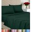 Utopia Bedding Bettwäscheset, gebürstete Mikrofaser, weiche Bettlaken für Queensize-Bett, enthält 1 Bettbezug, 1 Spannbetttuch und 2 Kissenbezüge, tiefer Umschlag, Smaragdgrün